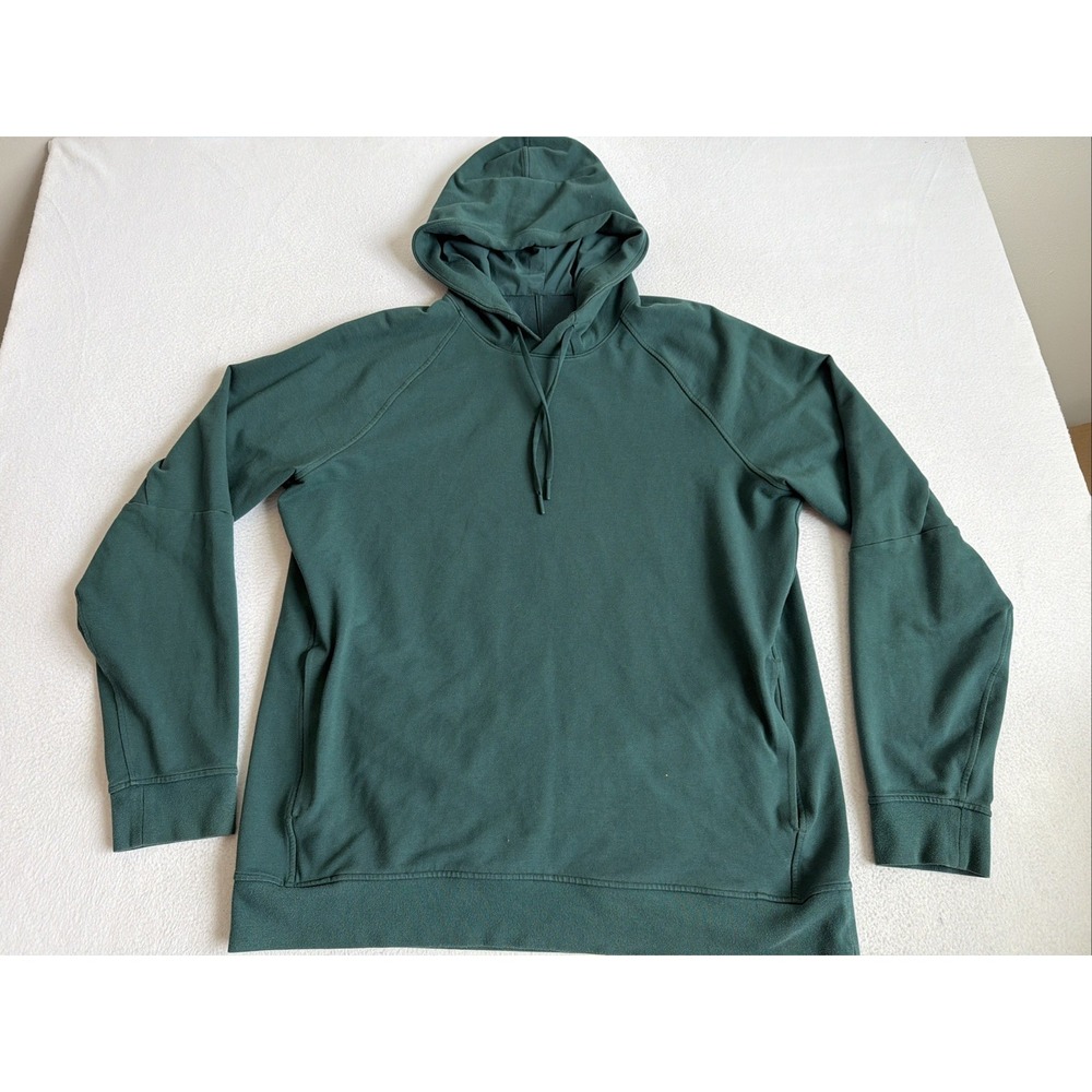 Lululemon Hoodie Mens Size XL Green City Sweat French Terry Pullover Sweatshirt